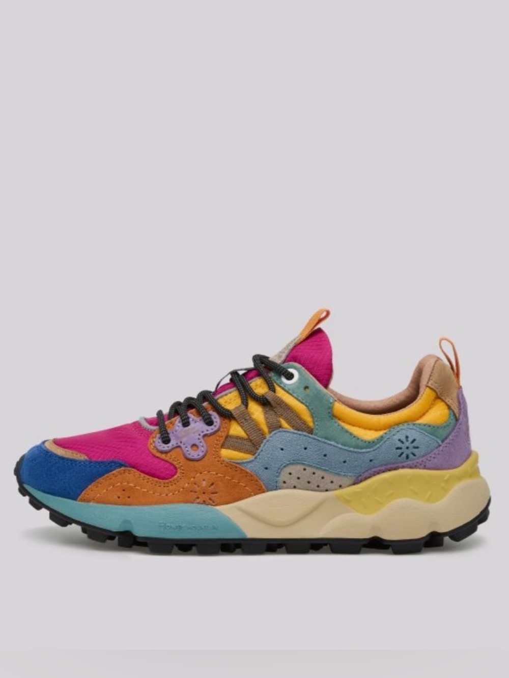 Flower Mountain YAMANO 3 WOMAN Sneakers in Orange- Raspberry- Black